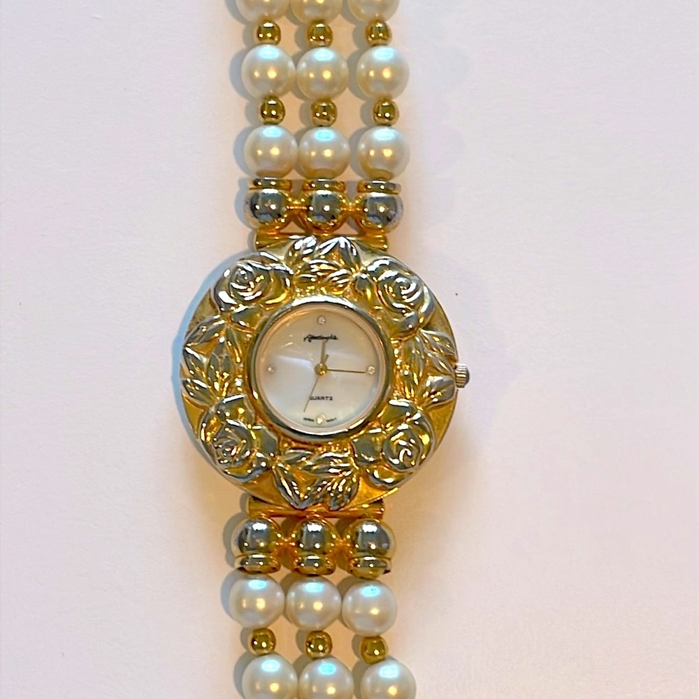 Afterthoughts Pearl Stainless Steel Watch